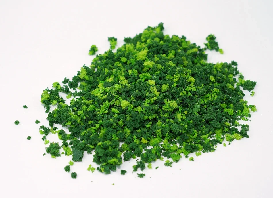 50ml 1-3mm Simulation bush grass sponge tree powder coarse grain flowers leaves diy military train model sand table scene layout