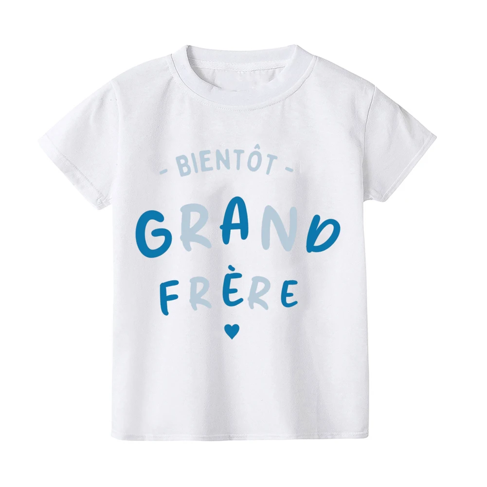 Soon To Be Big Sister T-shirt Pregnancy Announcement Future Big Brother Tshirts Baby Shower Gift Clothes Boys Girls Tee