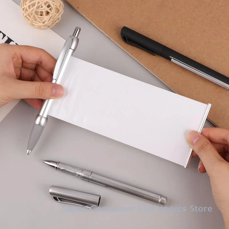 Easy-to-Use Hidden Writing Pen with Pull-Out Paper for Secret Information