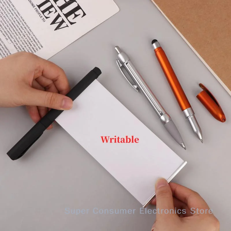 Easy-to-Use Hidden Writing Pen with Pull-Out Paper for Secret Information