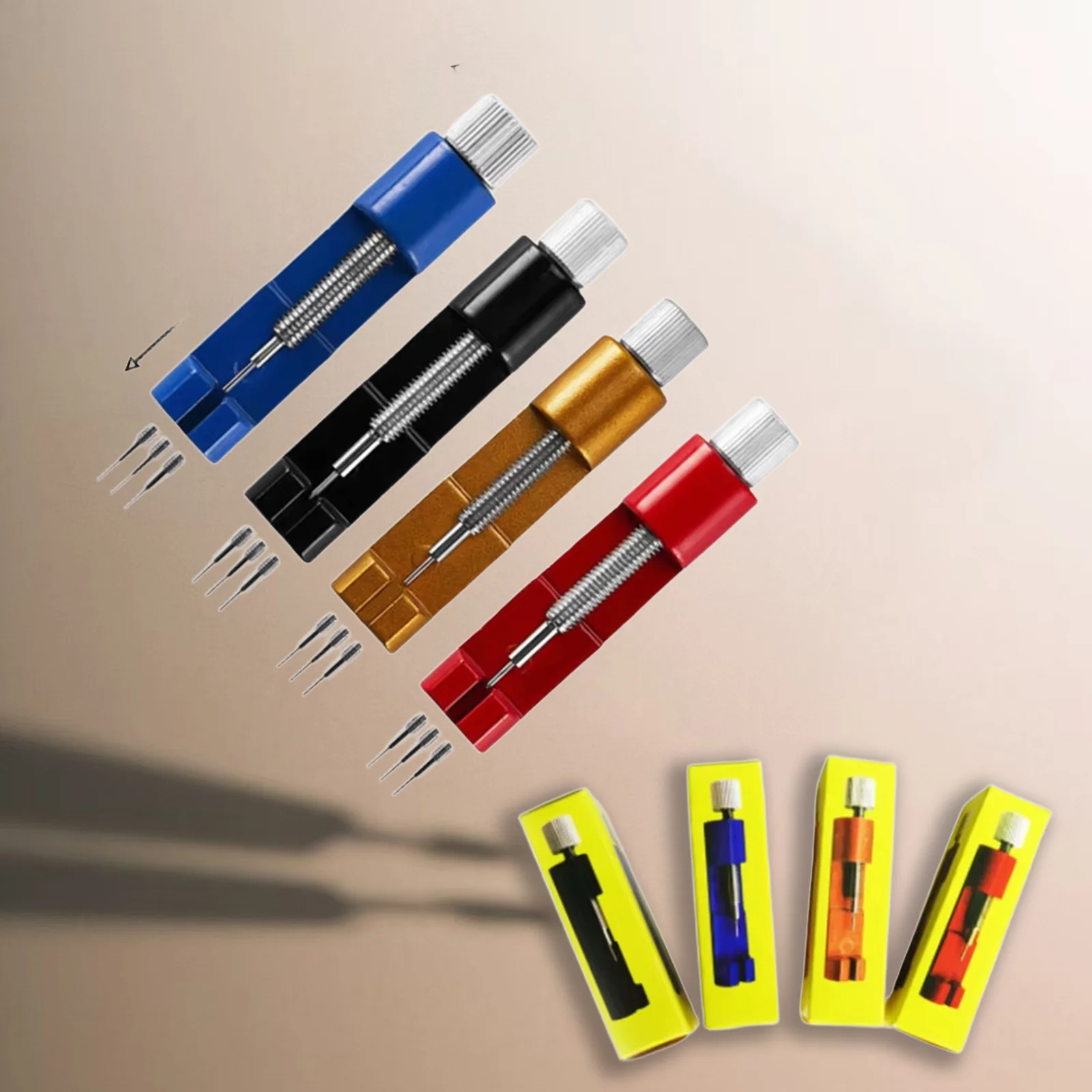Metal Watch Repair Tool, Watch Bracelet Adjustment Tool with Watch Pin, Bracelet Link Pin Tool, Solvent Easy to Remove, Adjustme