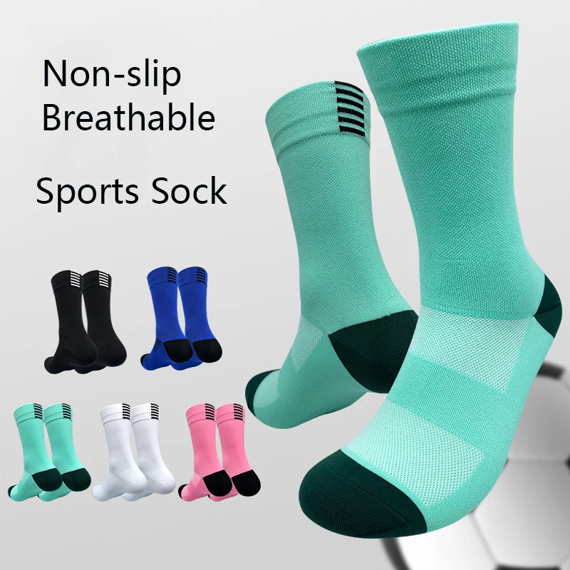 5 Pairs Professional Cycling Socks Men's Outdoor Sports Quick-Drying Bicycle Socks Sweat Absorbing Breathable Running Socks