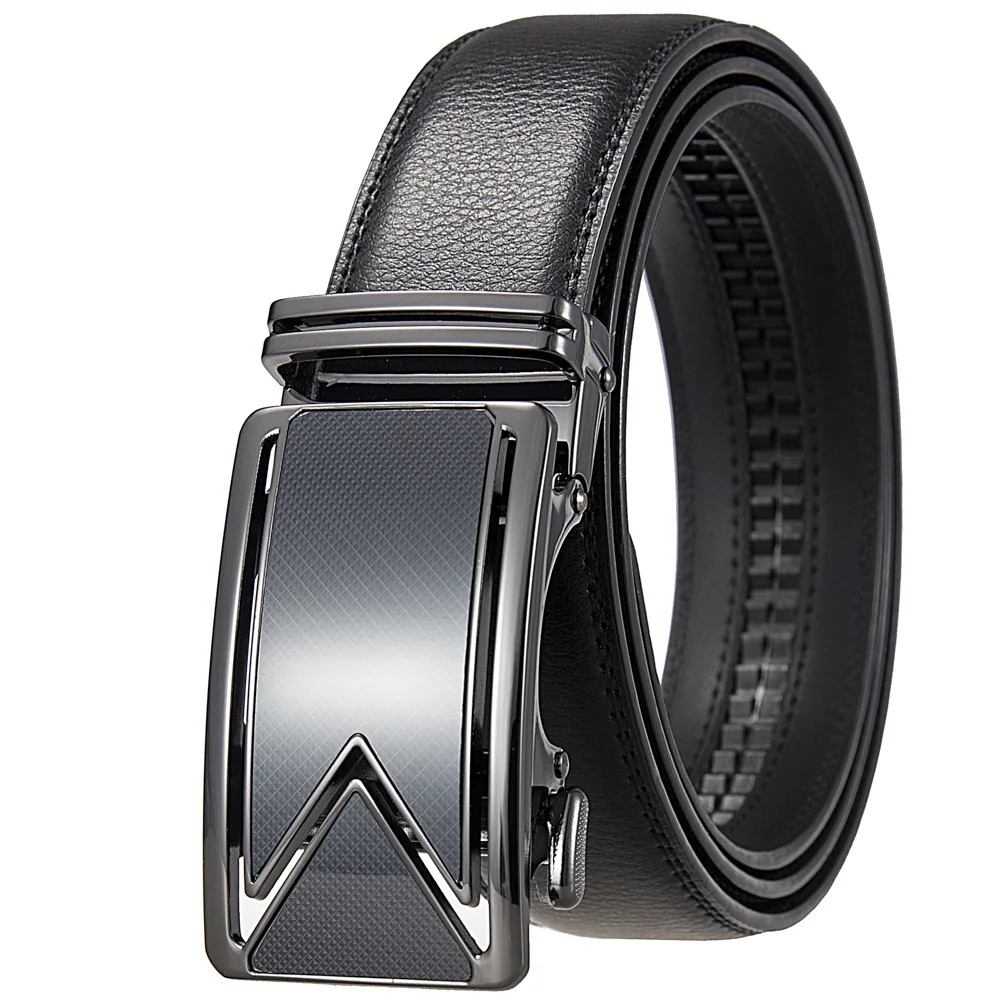 3.5cm Width Luxury Cow Real Leather Belt Strap Male Designer Business Formal Belt Man Black Coffee Blue Mens Belts High Quality