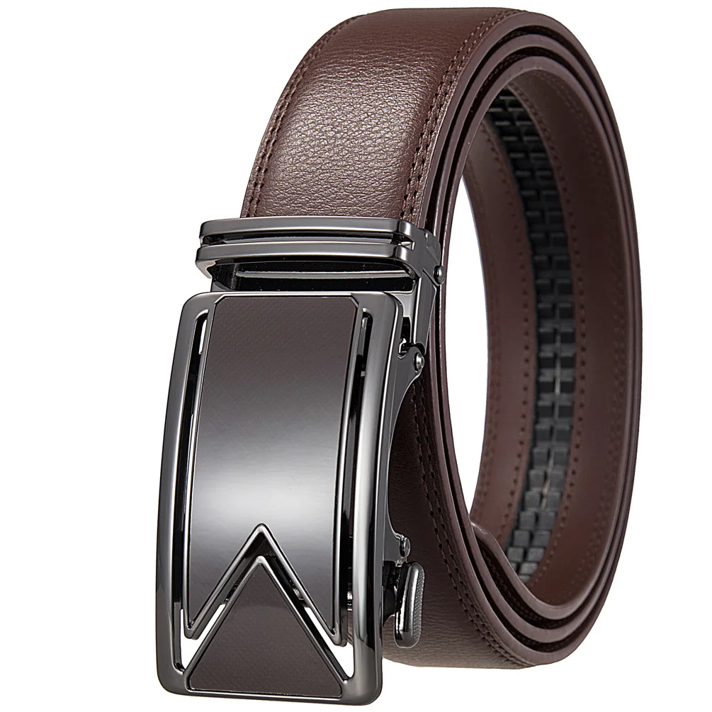 3.5cm Width Luxury Cow Real Leather Belt Strap Male Designer Business Formal Belt Man Black Coffee Blue Mens Belts High Quality