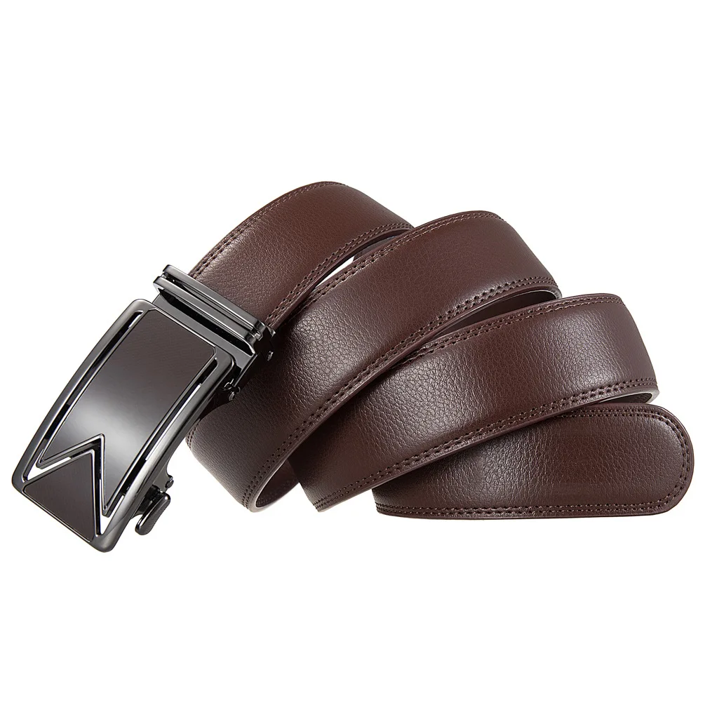 3.5cm Width Luxury Cow Real Leather Belt Strap Male Designer Business Formal Belt Man Black Coffee Blue Mens Belts High Quality