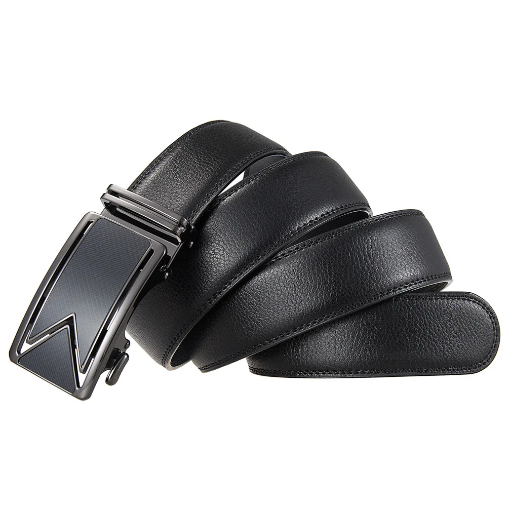 3.5cm Width Luxury Cow Real Leather Belt Strap Male Designer Business Formal Belt Man Black Coffee Blue Mens Belts High Quality