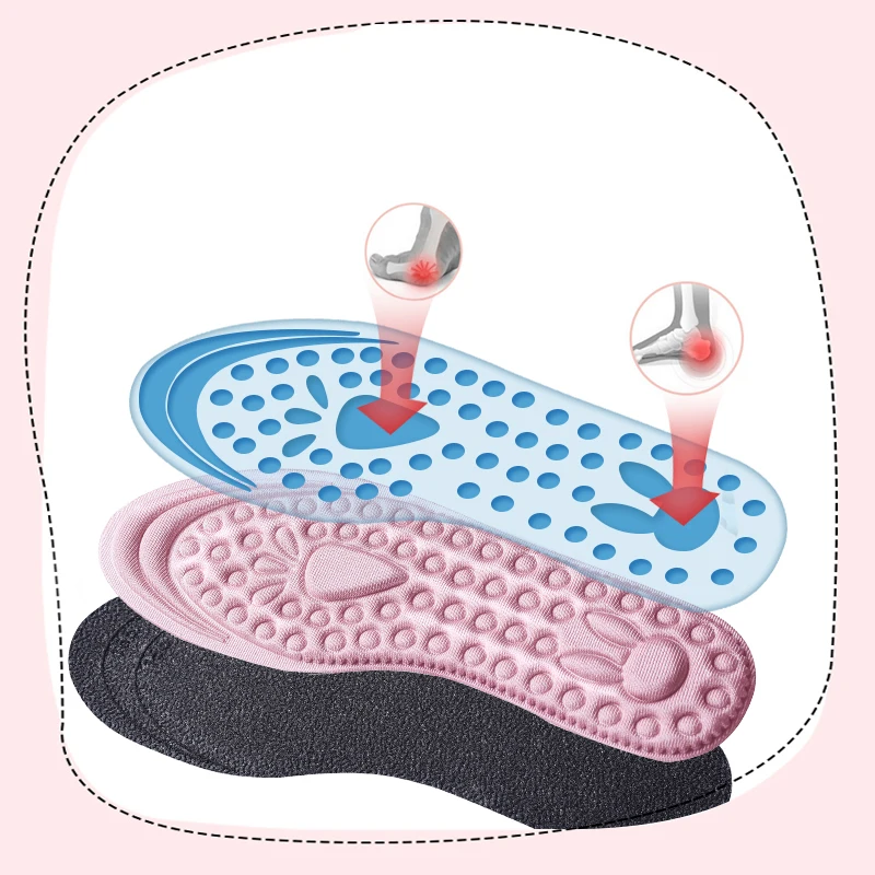 1Pairs Children Memory Foam Insoles Sport Support Running Insert Deodorant Breathable Cushion for Feet Boy Girl Sneakers Pads