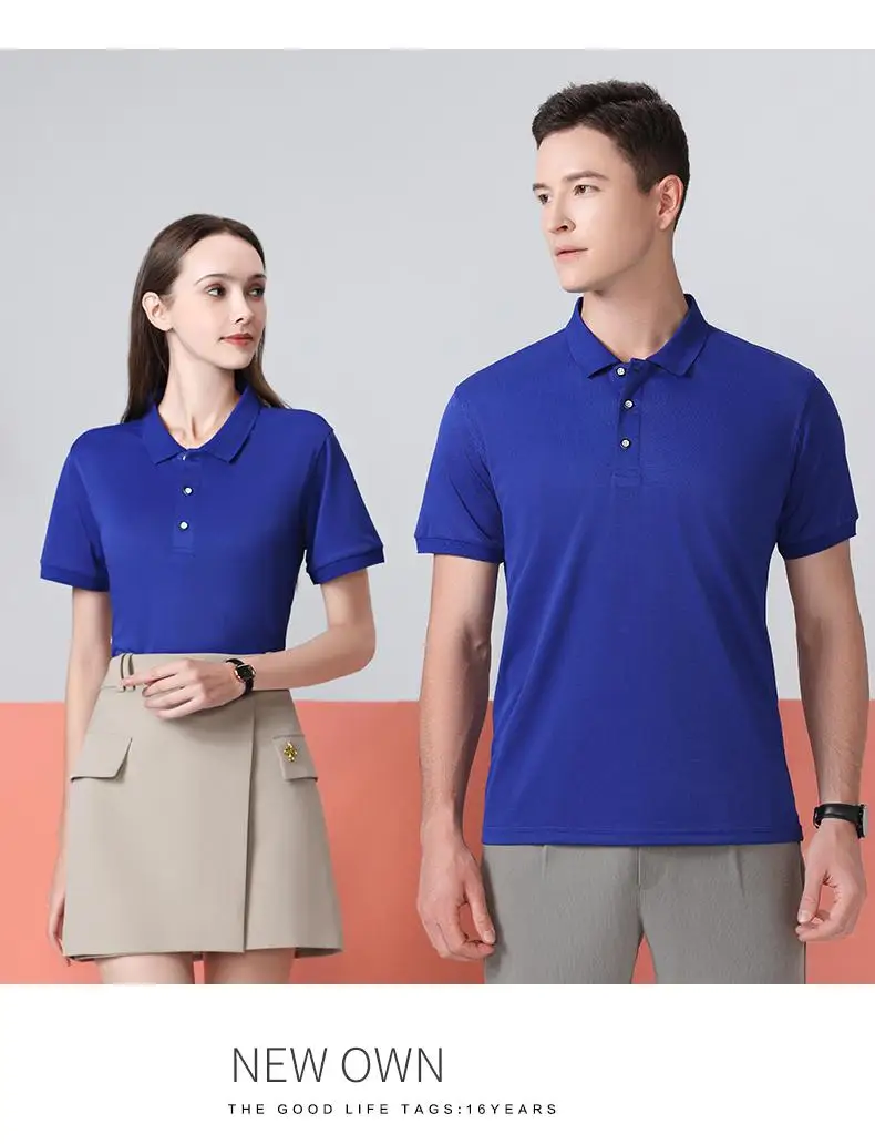 2025 Summer Causal Polo Shirt Custom Logo Printed Text Picture Brand Embroidery Personal Design Breathable Men And WomenTops