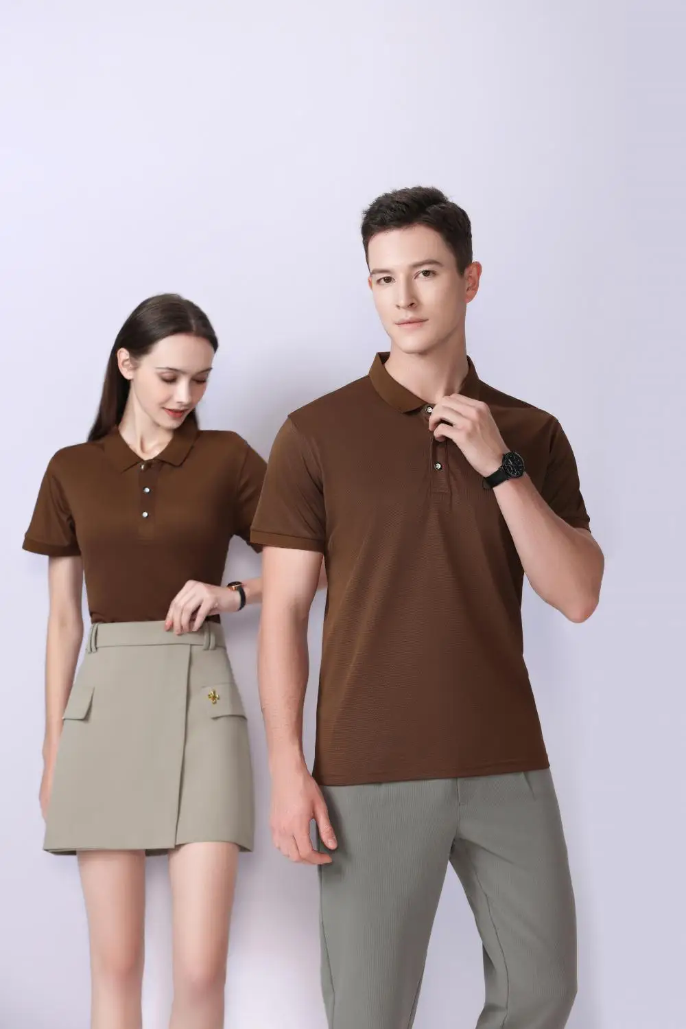 2025 Summer Causal Polo Shirt Custom Logo Printed Text Picture Brand Embroidery Personal Design Breathable Men And WomenTops
