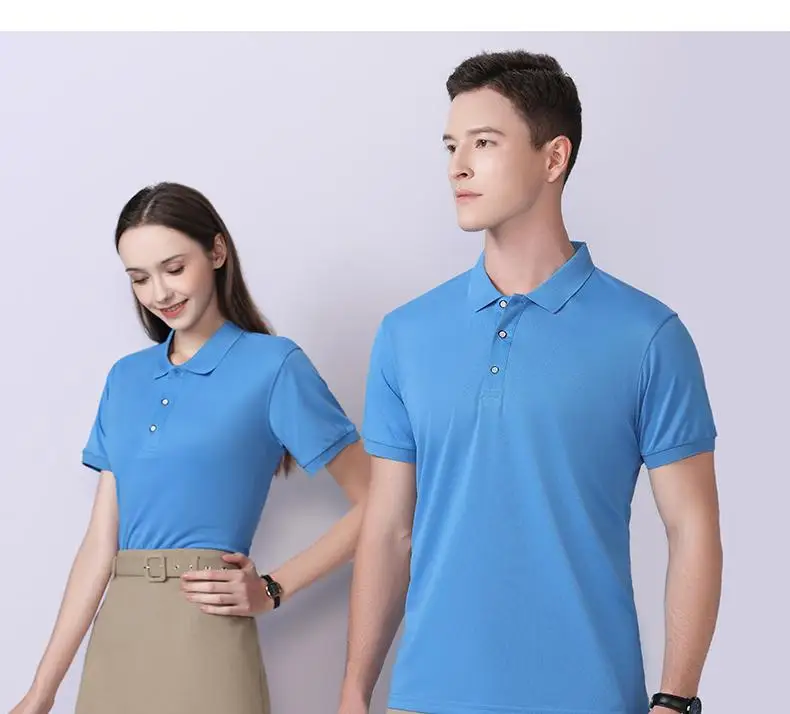 2025 Summer Causal Polo Shirt Custom Logo Printed Text Picture Brand Embroidery Personal Design Breathable Men And WomenTops