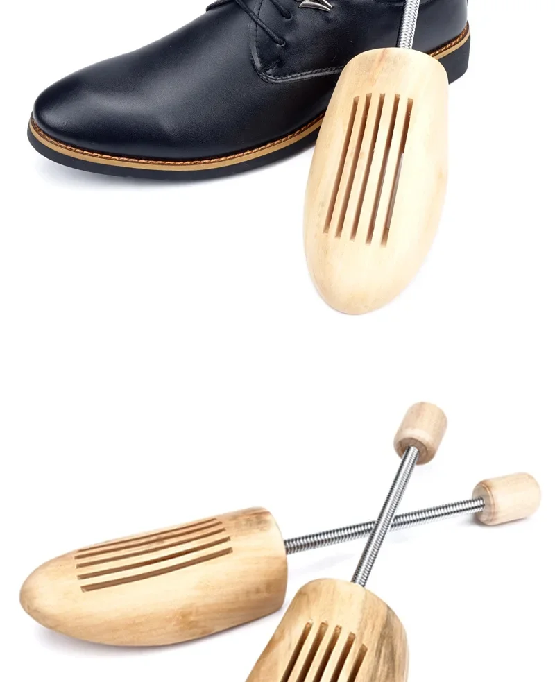 Wooden Shoe Trees Men Woman Internal Support Shoes Tree Anti Deformation Shoes Stretcher Shaping Anti Wrinkle Shoe Lasts 2Pcs