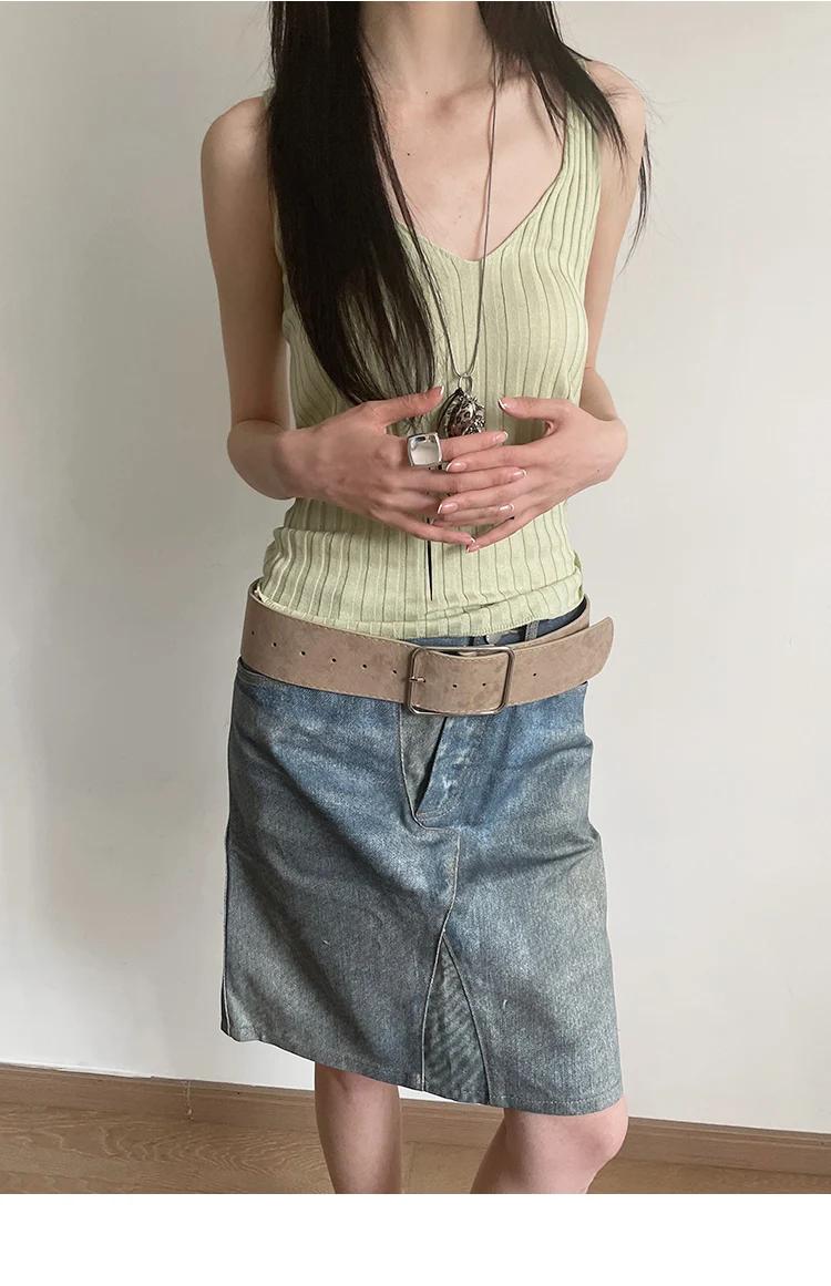 Vintage Marbled Brown Wide Belt For Women Waist Belt With Decorative Design For Skirts And Shirts Exclusive Minimalist Style