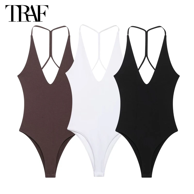 MUJER 2025 White Body Woman Slip Jumpsuits Sexy Bodys for Women Black Backless Lingerie Bodysuit Women Bustier Sleeveless Tops
