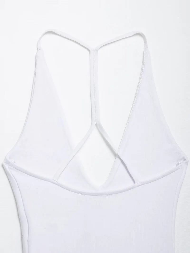 MUJER 2025 White Body Woman Slip Jumpsuits Sexy Bodys for Women Black Backless Lingerie Bodysuit Women Bustier Sleeveless Tops