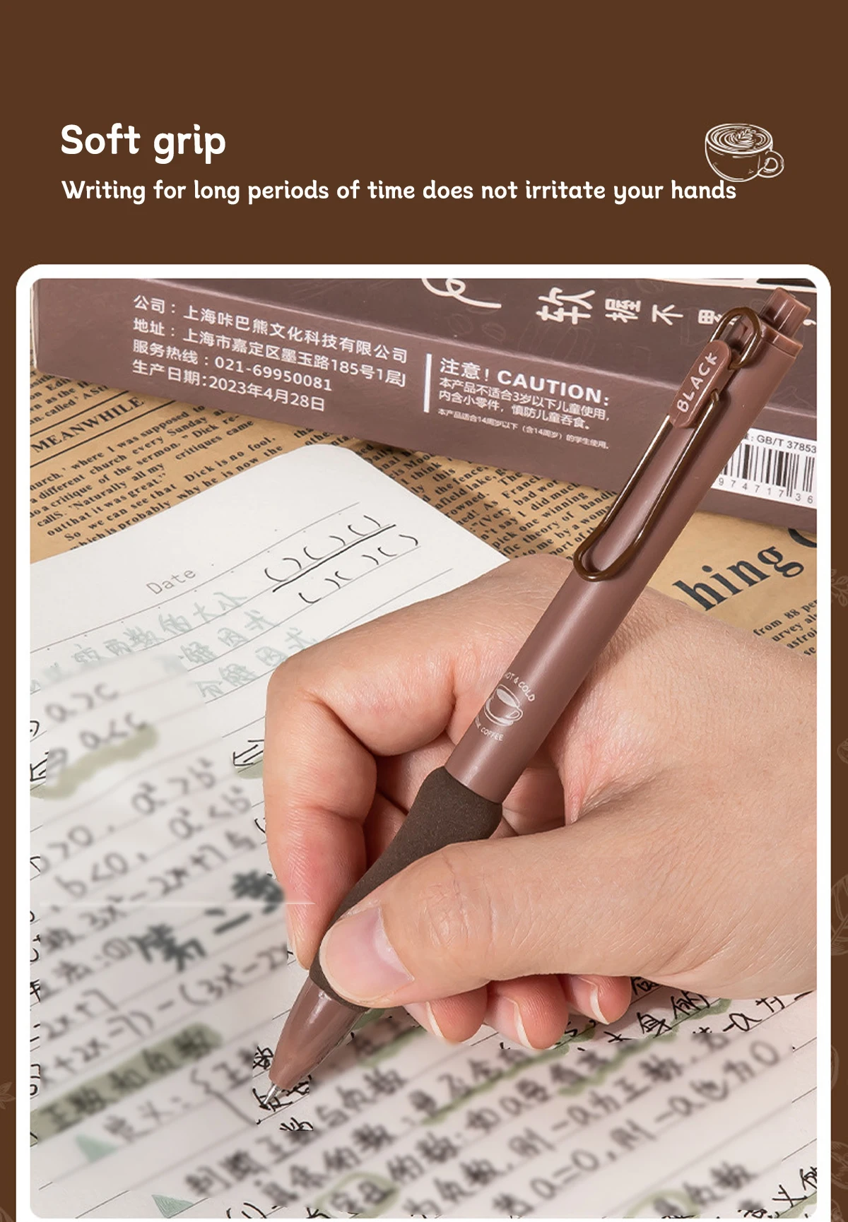5pcs/set Kawaii 0.5mm Quick-drying Neutral Pen ST Pen Head High-value Gel Pen School Student Office Stationery Supplies