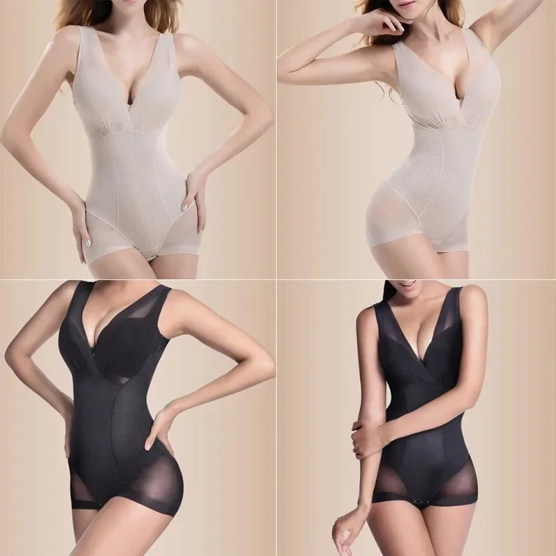 Women Postpartum Shapewear Tummy Suits Slimming Burn Fat Shapers Ladies Waist Control Full Body Shaper Waist Trainer Corset