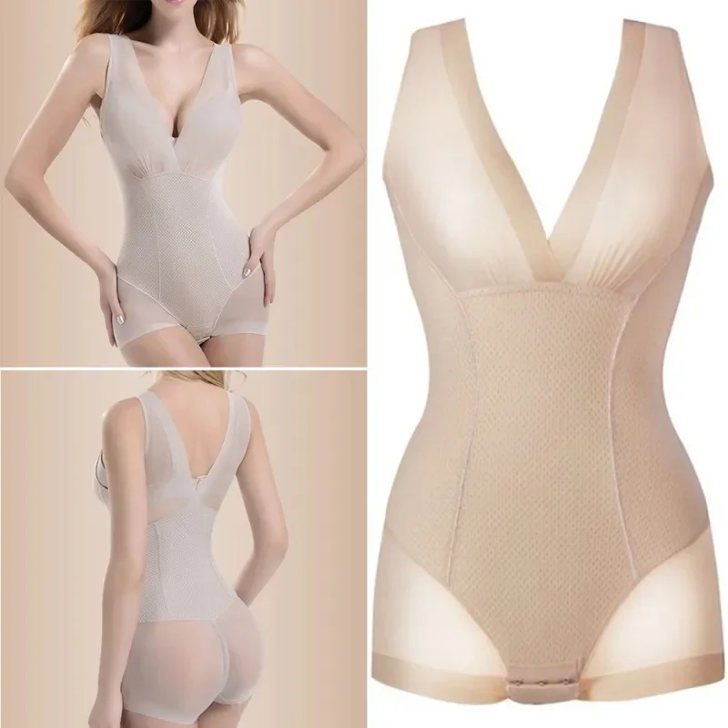 Women Postpartum Shapewear Tummy Suits Slimming Burn Fat Shapers Ladies Waist Control Full Body Shaper Waist Trainer Corset
