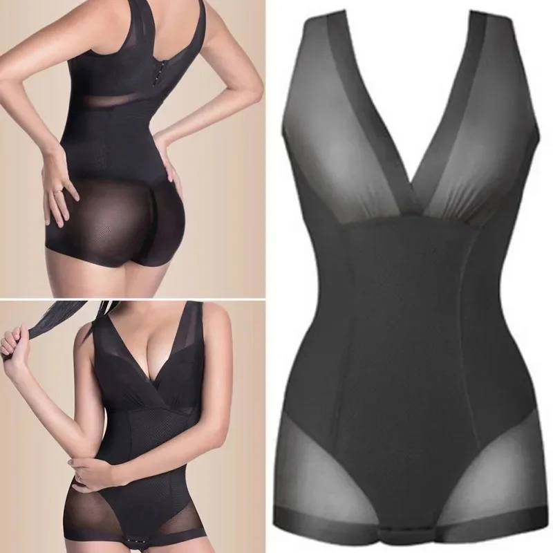 Women Postpartum Shapewear Tummy Suits Slimming Burn Fat Shapers Ladies Waist Control Full Body Shaper Waist Trainer Corset