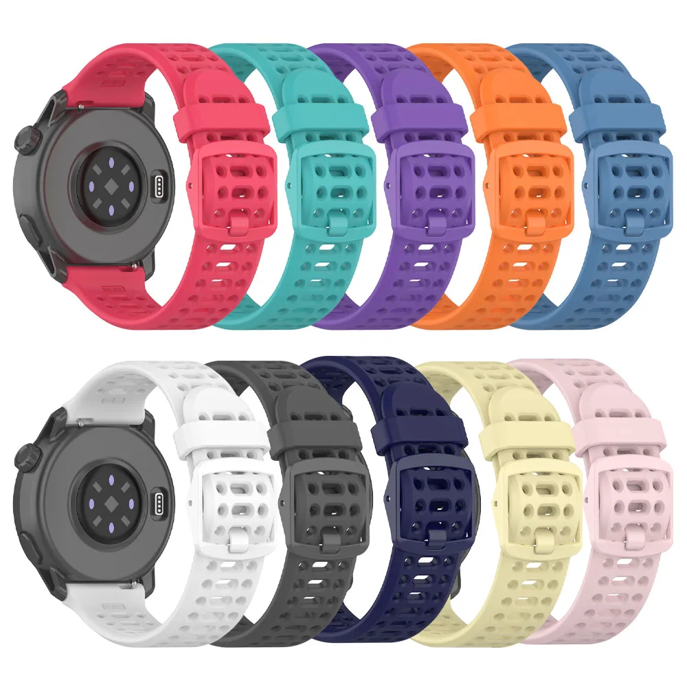 20mm 22mm Silicone Strap For COROS PACE 3 Watch Band Sport Bracelet For COROS PACE 2/APEX 2 Pro 42mm 46mm Replacement Wristbands