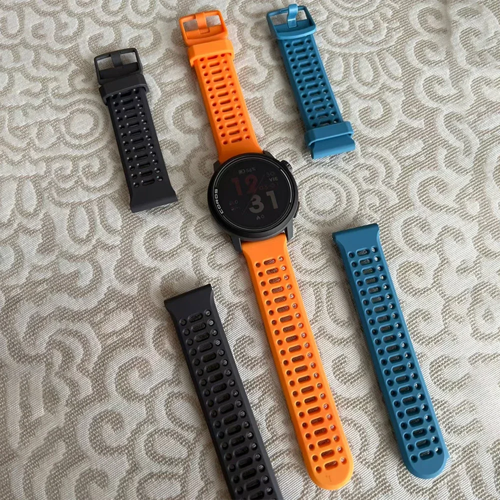 20mm 22mm Silicone Strap For COROS PACE 3 Watch Band Sport Bracelet For COROS PACE 2/APEX 2 Pro 42mm 46mm Replacement Wristbands