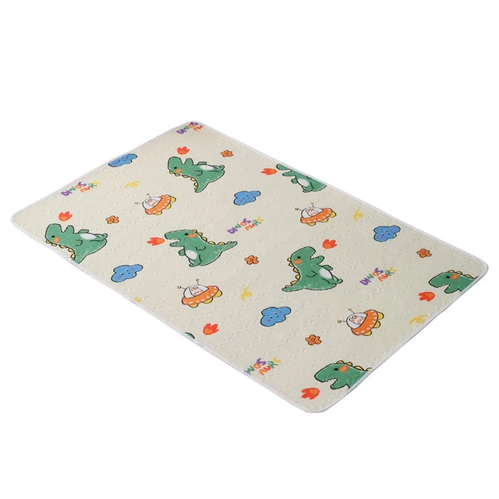 Waterproof Washable Mattress Urine Mat for Baby Toddlers Cute Cartoon Bed Protector Diaper Bedding Urine Pads Cloth Breathable