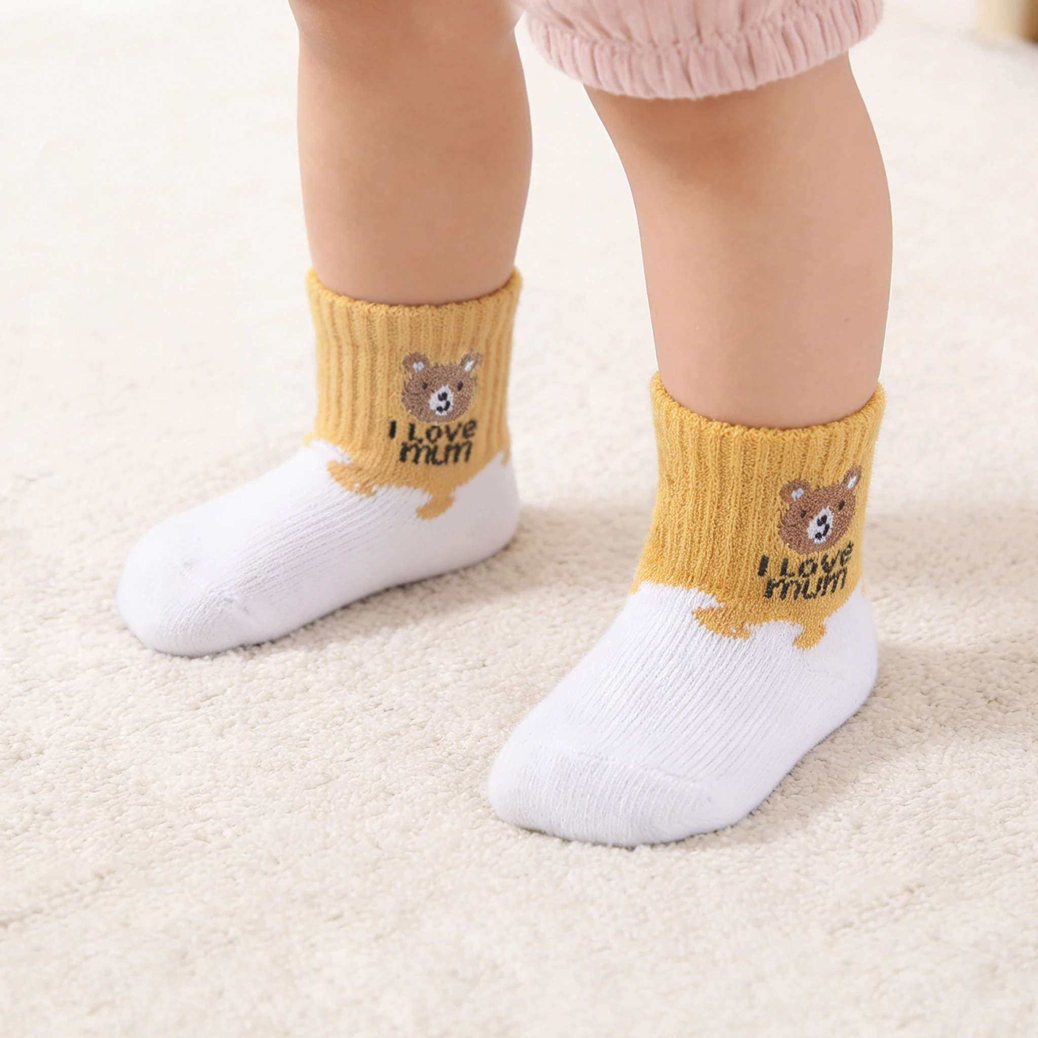 5 Pairs Baby Socks Low Cut Stretch Ankle Socks Infant Socks for Newborn Toddler Boys Girls Baby Socks