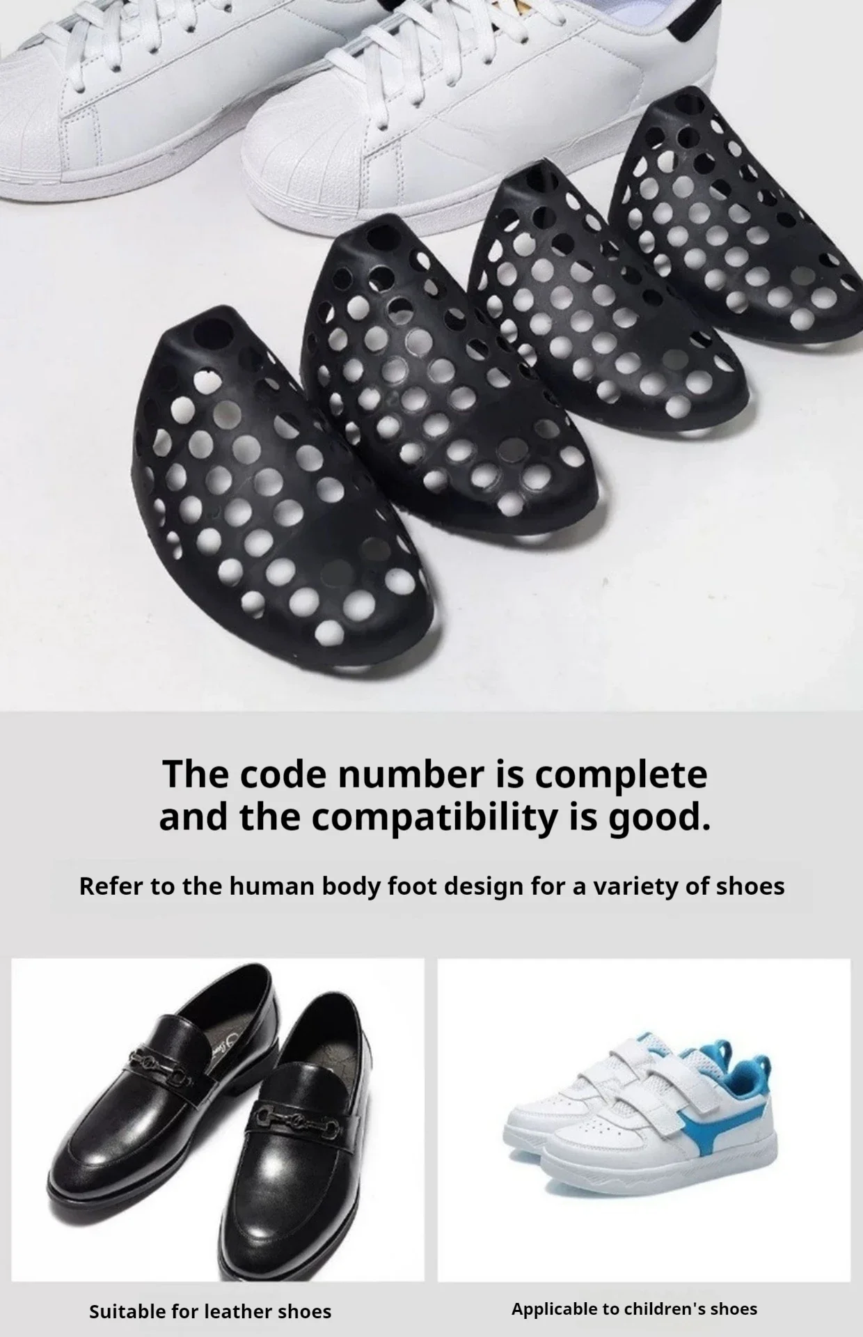 Crease Protector Shoe Trees Anti Deformation Internal Support Shoes Stretcher Shaping Anti Wrinkle Sneakers Shoe Lasts 2Pcs/4Pcs