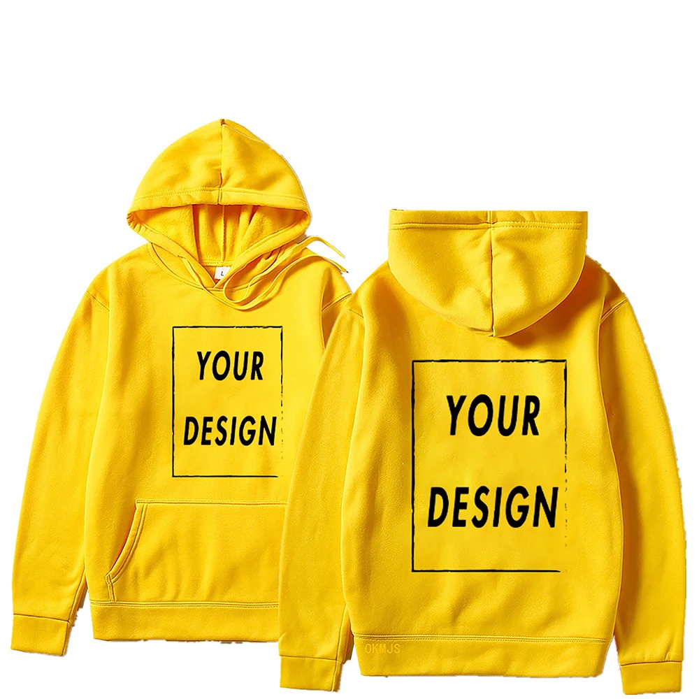 Your Own Design Brand Logo/Picture Personalized Custom Anywhere Men Women DIY Hoodies Sweatshirt Casual Hoody Fashion New