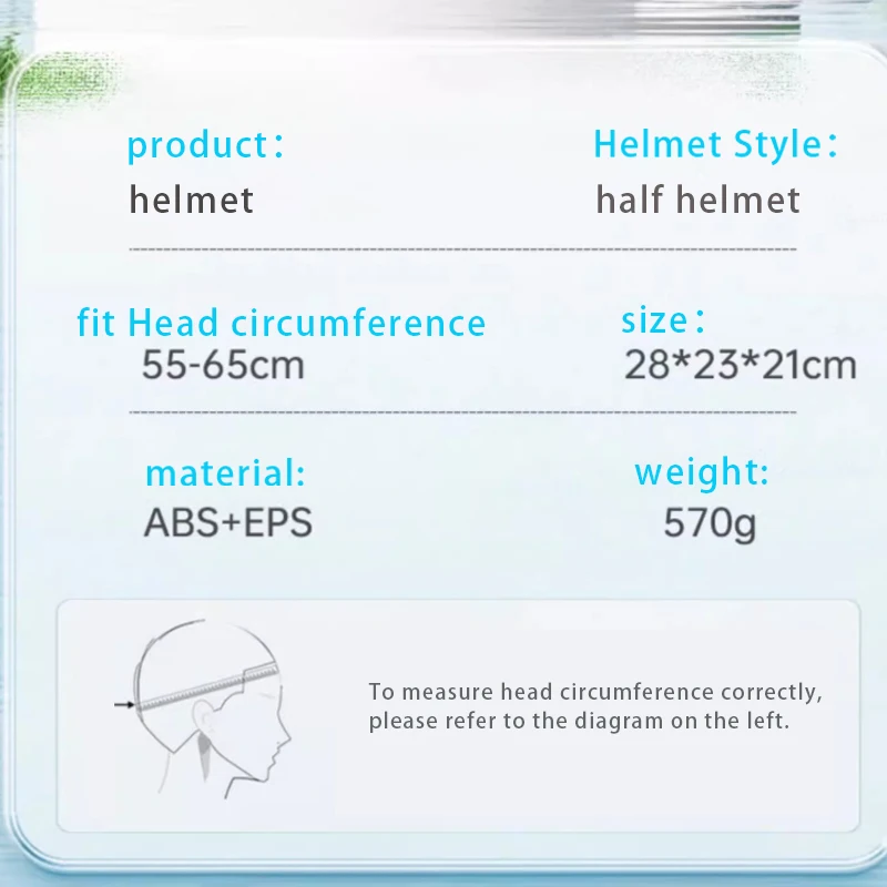 New Motorcycle Helmet MEN Woman Electric Motor Car Scooter Bike Open Face Half Helmet Anti Safety Hat Bicycle Cap With Goggles