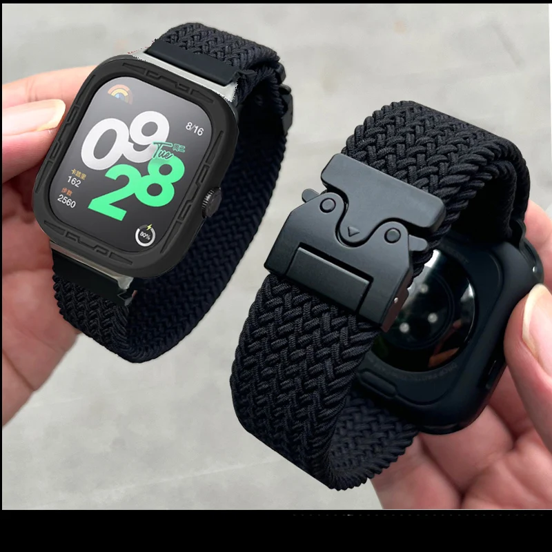 20mm 22mm Watch Strap for Xiaomi Redmi Watch 5 Active/5 Lite Accessories Smartwatch Parachute Bracelet for Xiaomi Watch S5 4 3 2