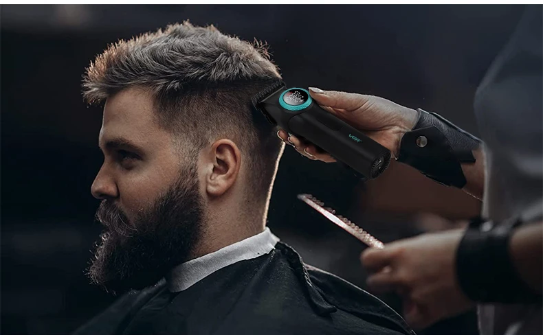 VGR 977 377 new hair trimming set, high-end men's hair clipper, intelligent shaver, whitening device, multifunctional electric c