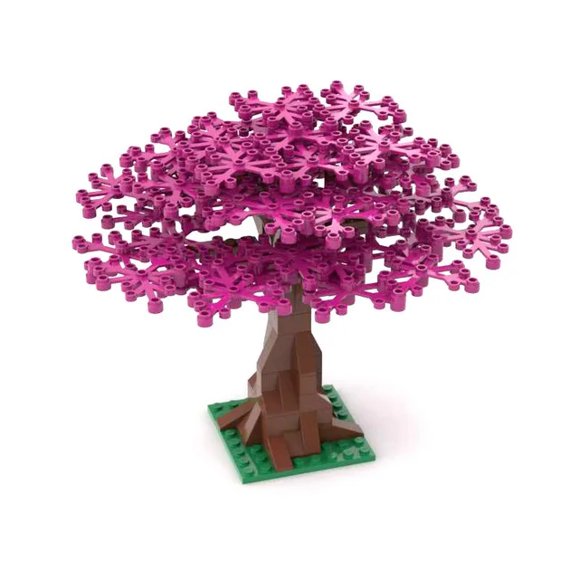 Enlighten Building Block City Lift the Cherry Avenue Road Tree Educational Bricks Toy Boy Gift-No Box