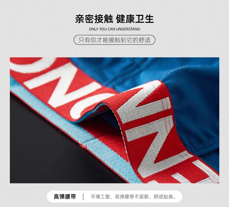Menmono fashionable men's underwear cotton low waist tight u convex sexy bikini briefs printed men's underwear