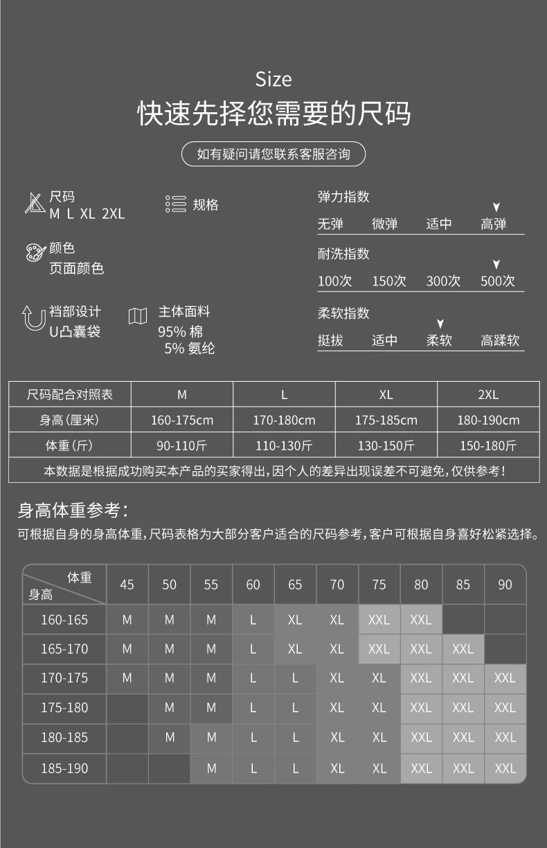 Menmono fashionable men's underwear cotton low waist tight u convex sexy bikini briefs printed men's underwear