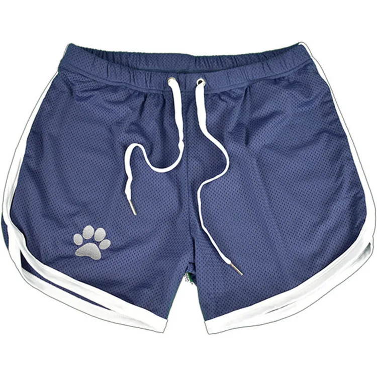 Summer Fitness Shorts Loose Running Shorts Men's Jogging Sports Breathable Mesh Shorts Thin Trend Men's Three-Quarter Pants