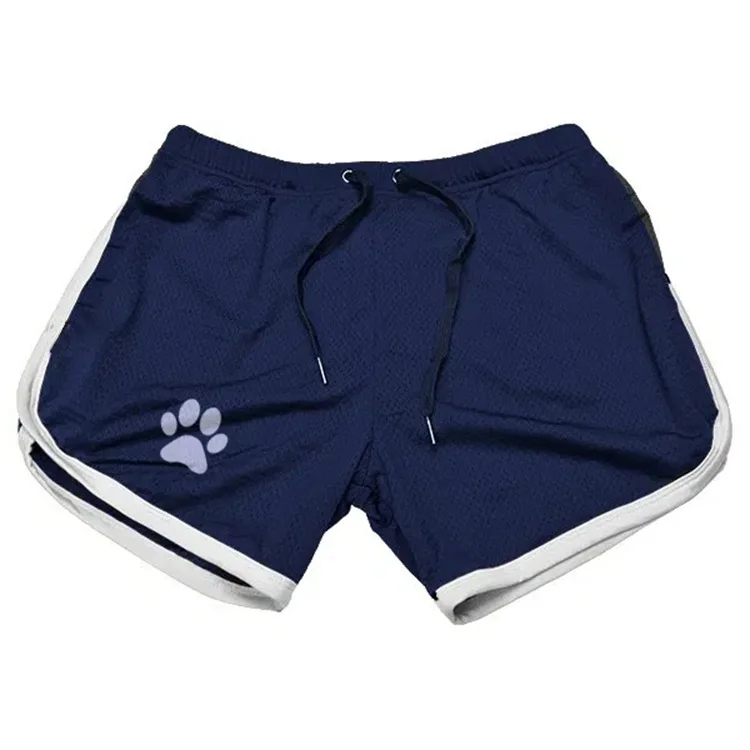 Summer Fitness Shorts Loose Running Shorts Men's Jogging Sports Breathable Mesh Shorts Thin Trend Men's Three-Quarter Pants