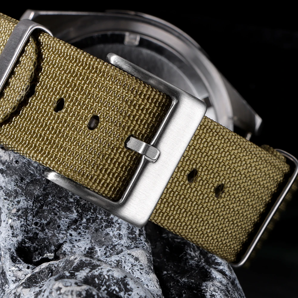 Nylon Watch Strap for Seiko Army Sport Bracelet Replacement Belt 18mm 20mm 22mm Brown Green Black Band Military Casual Watchband