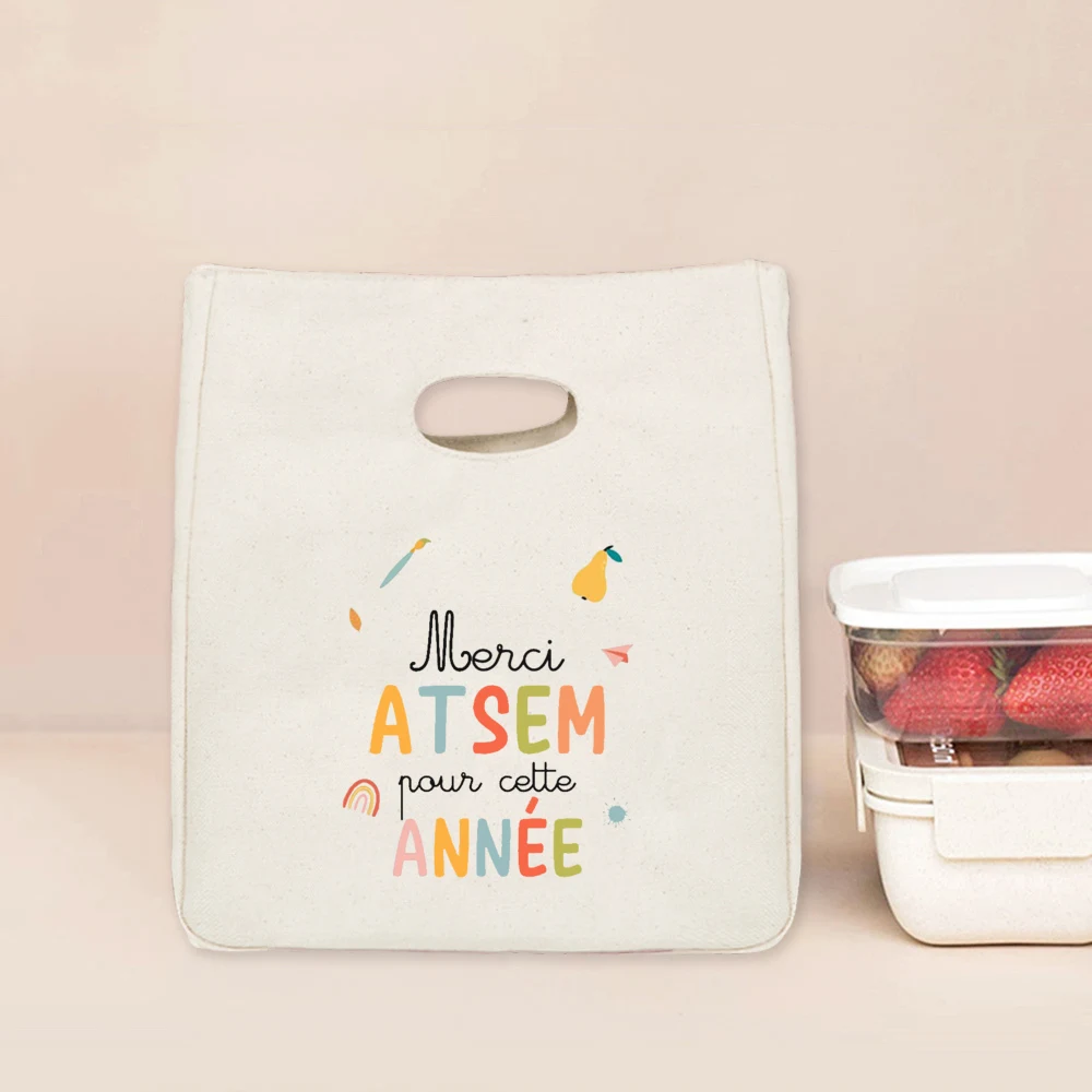 I Am The Best Atsem in The Whole World Print Cooler Bags Lunch Bag Portable Insulated Bento Tote Thermal Food Pouch Teacher Gift
