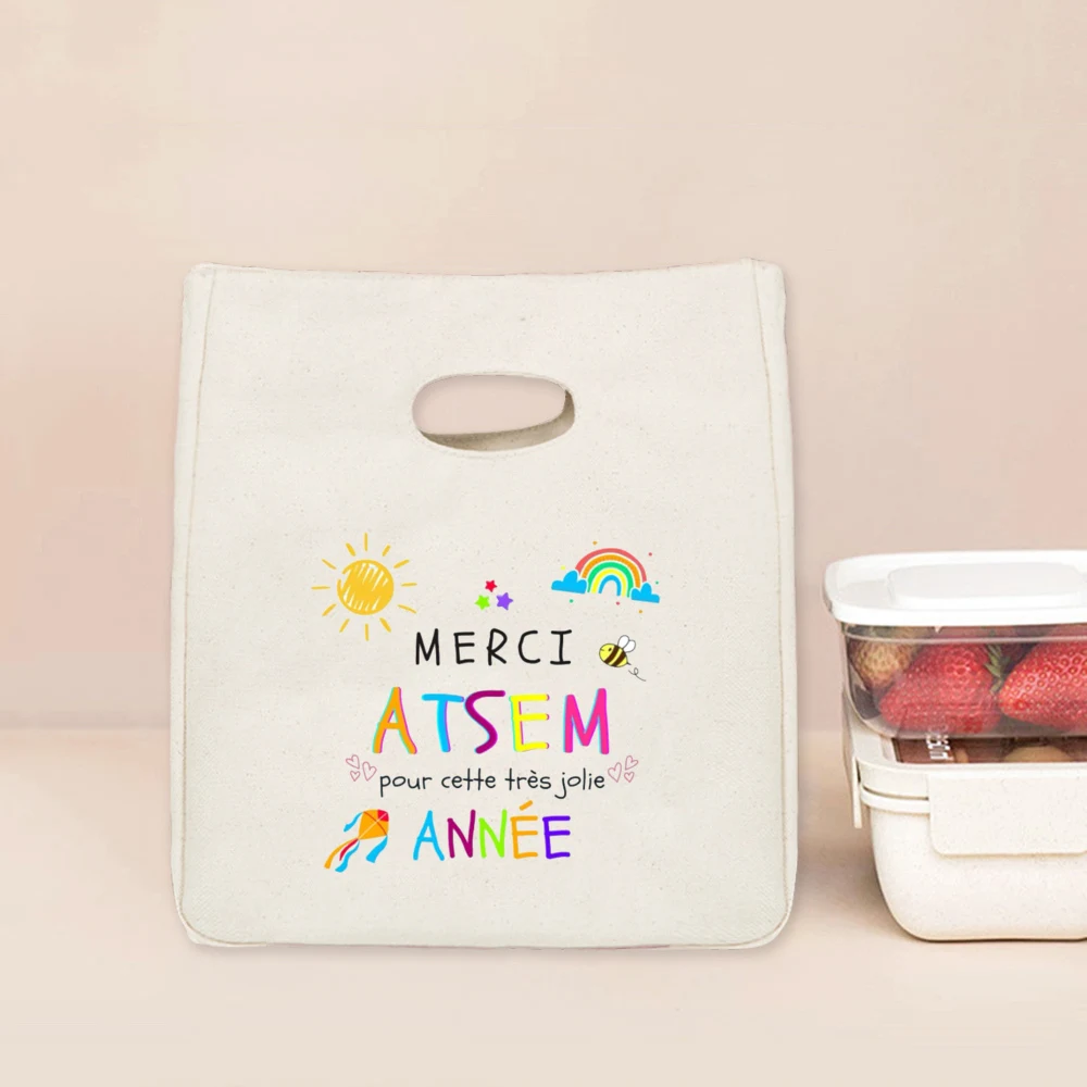 I Am The Best Atsem in The Whole World Print Cooler Bags Lunch Bag Portable Insulated Bento Tote Thermal Food Pouch Teacher Gift