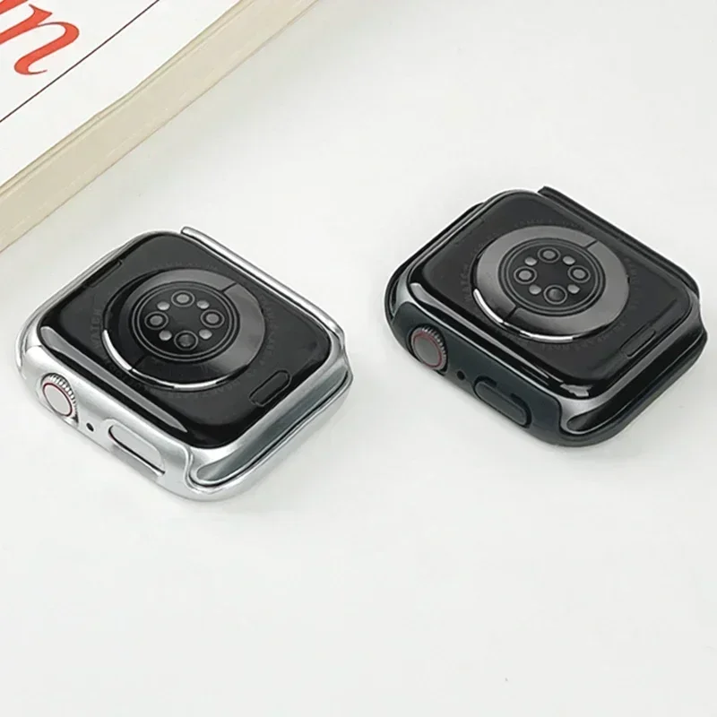 Glass+Cover For Apple Watch case 46mm 42-44mm 40mm 45mm 41mm bumper Screen Protector iwatch series 10 9 8 7 6 5 4 SE Accessories
