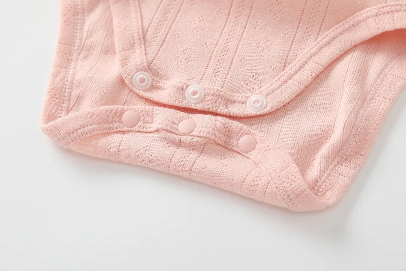 Summer Baby Clothes Boys Girls Bodysuit 0-24 Months Undershirt Thin Section Breathable Sling Onesie Solid Color Infant Bodysuits