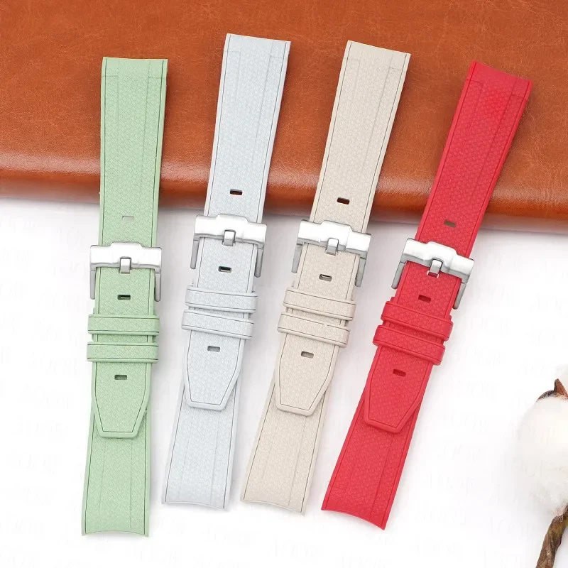 Joint MoonSwatch 20mm Diving Strap for Omega X Swatch Men Women Arc Curved End TPU Rubber Bracelet for Rolex Watch Band Tools