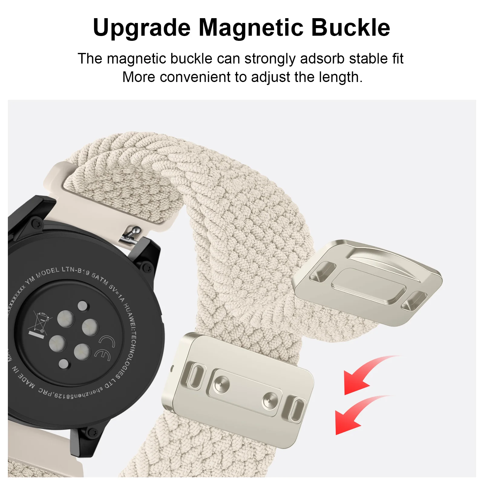 18/20/22mm Braided Strap For Garmin Vivoactive 4 5 3 S/Venu 3 2s Sq 2 Plus/Forerunner 265 255S 645 245 Music/Vivomove Watch Band