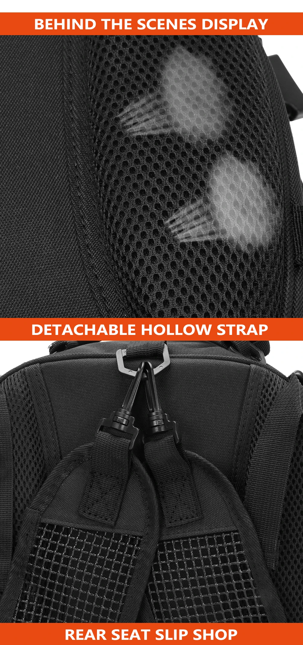 Universal Motorcycle Bag Waterproof Rear Seat Bag Backpack Tail Bag Helmet Bag Storage Bags Motorcycles Dirt Bike Accessories