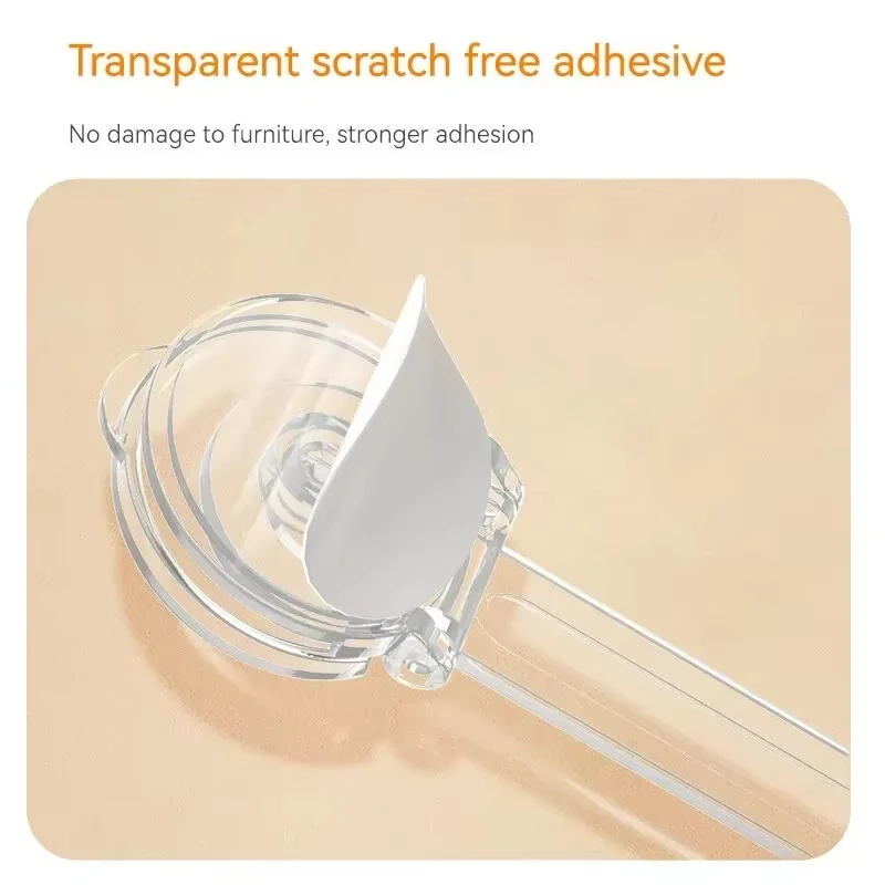 3-20Pcs Child Safety Lock Transparent Anti-Opening Multi-Functional Soft Strap Safety Lock Anti Pinch Safety Protection Buckle