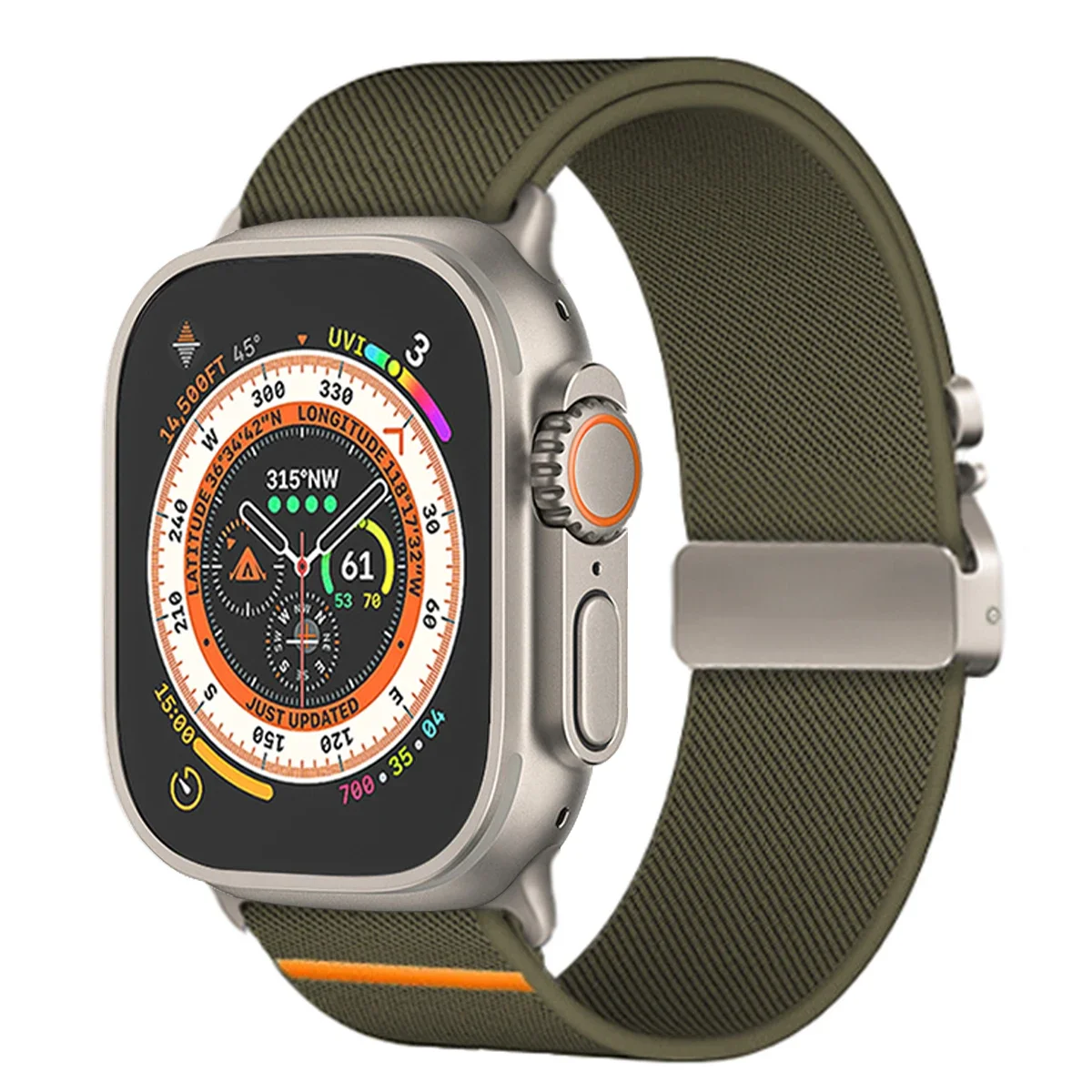 Parachute Nylon Strap for Apple Watch Band 46mm Ultra 3 2 49mm 44mm 42mm 40mm 45mm 41mm Bracelet IWatch Series 11 10 9 8 7 6 SE