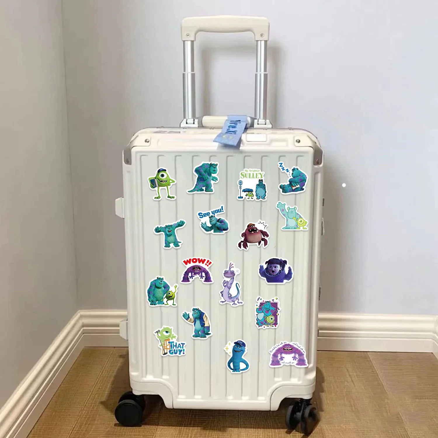 50PCS Fun Cartoon Monsters Inc Graffiti Stickers Scrapbooking Collage Material Phone Cases Guitar Notebooks DIY Decorative