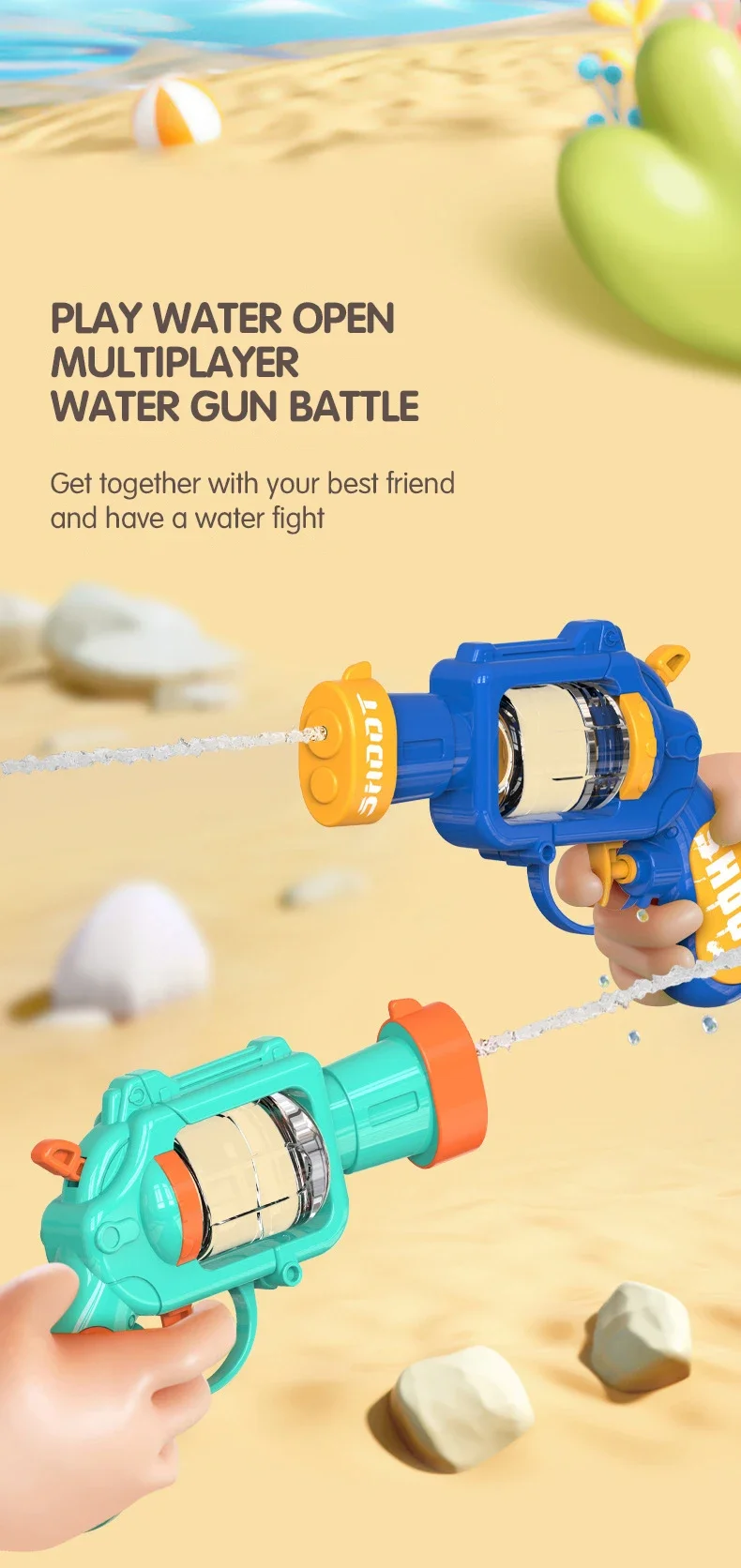 Mini Water Gun Kids Toy Water Blaster Small Pistol Summer Outdoor Games Splashing Soaker Summer Beach Party Games Children Gift