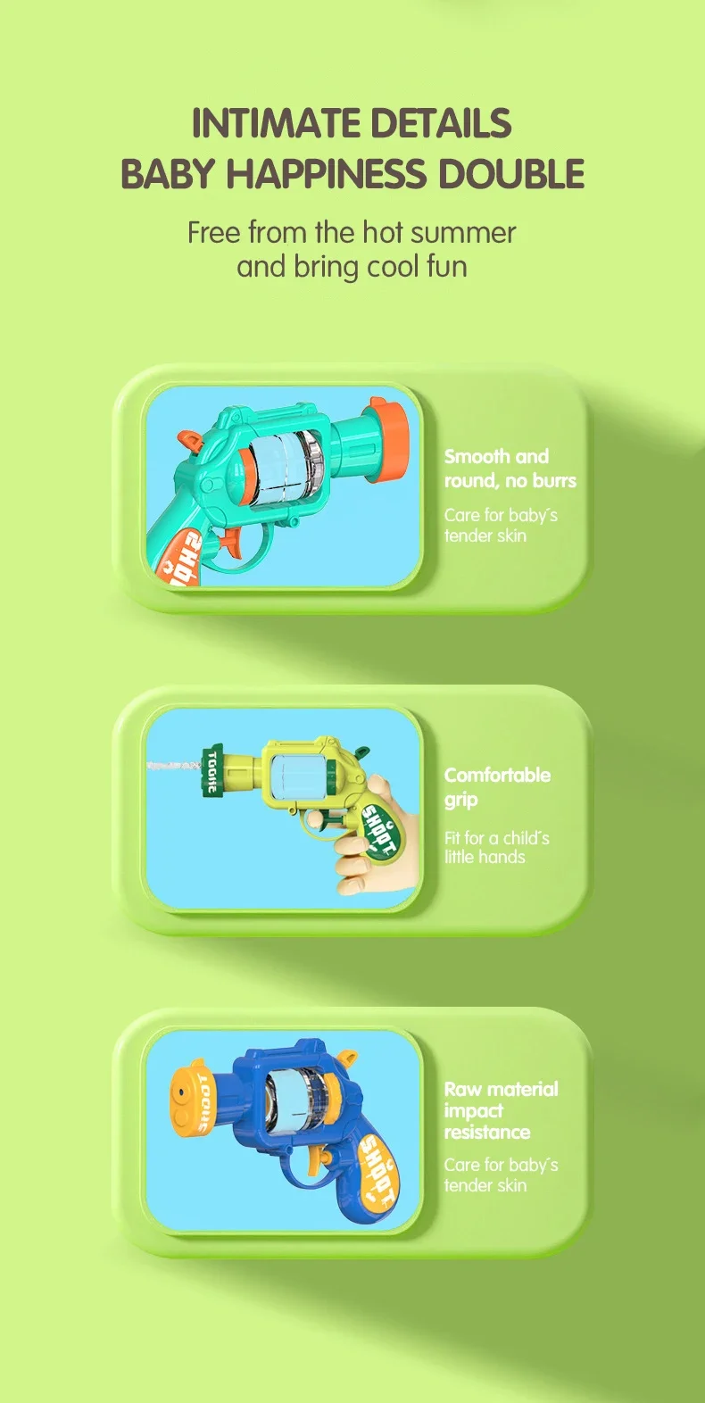 Mini Water Gun Kids Toy Water Blaster Small Pistol Summer Outdoor Games Splashing Soaker Summer Beach Party Games Children Gift