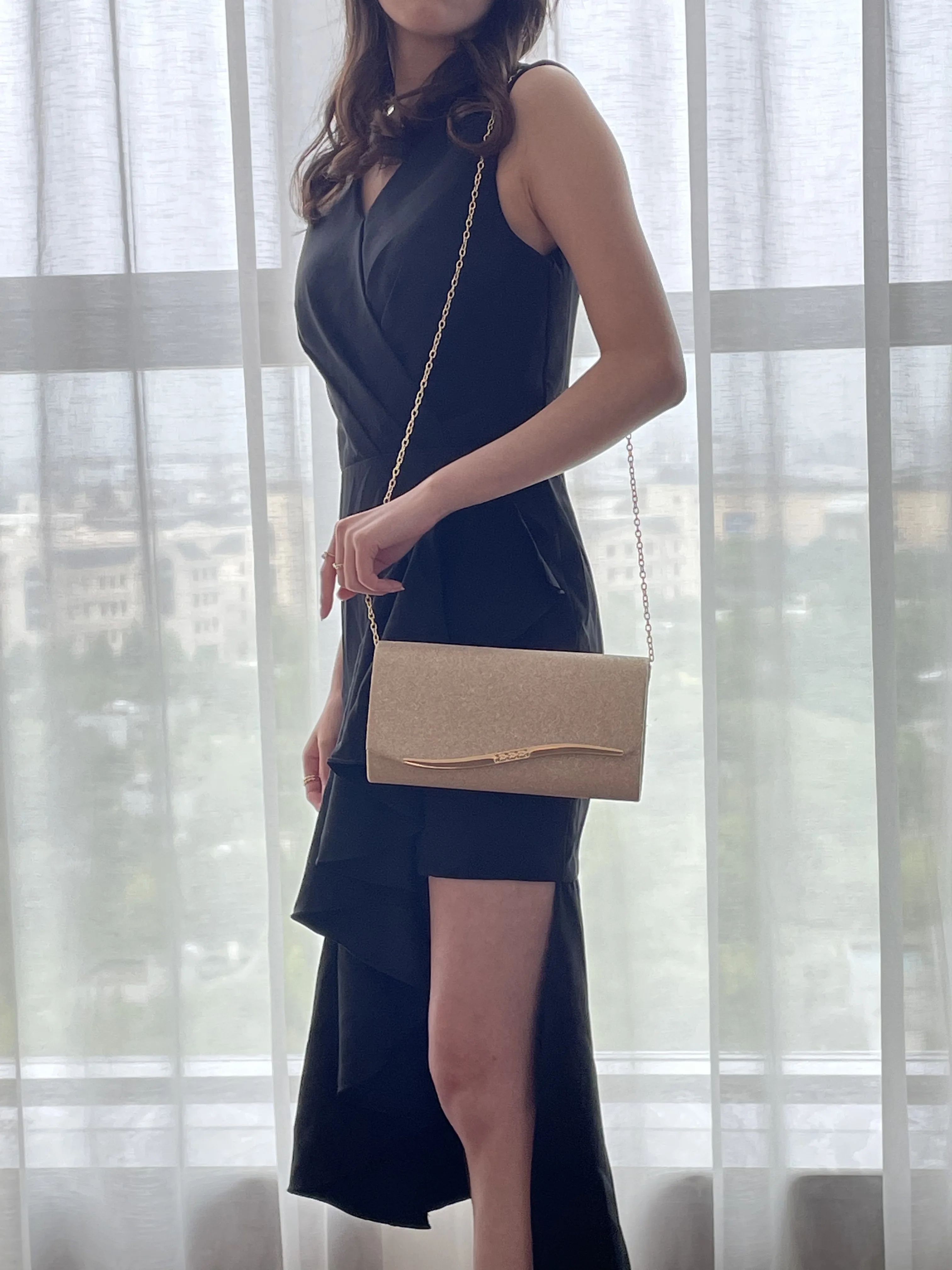 Party Ladies Sling Bags in Wholesale Price Luxury Handbags for Women Sliver Envelop Handbags Night Evening Clutch Birthday Gifts